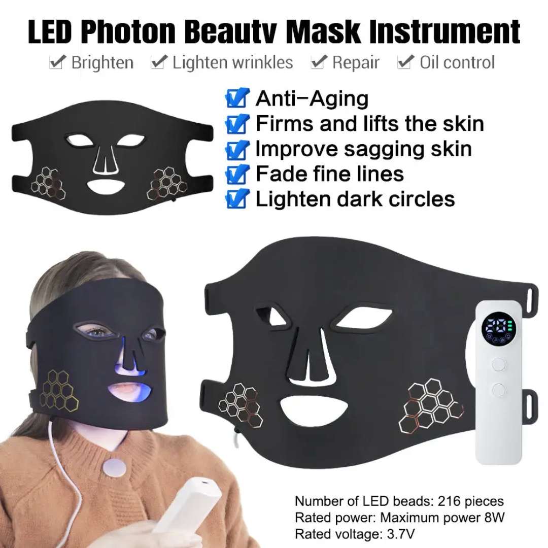 RadiancePro LED Red Light Therapy Face Mask